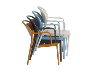 Muuto Linear Steel Outdoor Lounge Armchair