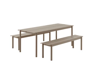 Muuto Linear Steel Outdoor Dining Set