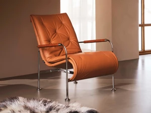 Swedese Serpentine Easy Chair - Leather