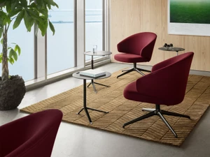 Fritz Hansen SH220 Let™ Lounge Chair with Swivel Base