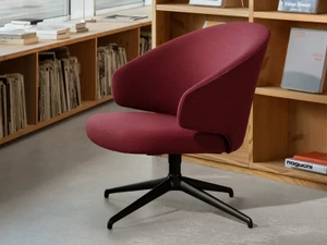 Fritz Hansen SH220 Let™ Lounge Chair with Swivel Base