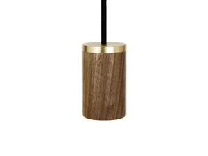 Tala Knuckle Pendant Fixture in Walnut