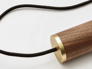 Tala Knuckle Pendant Fixture in Walnut