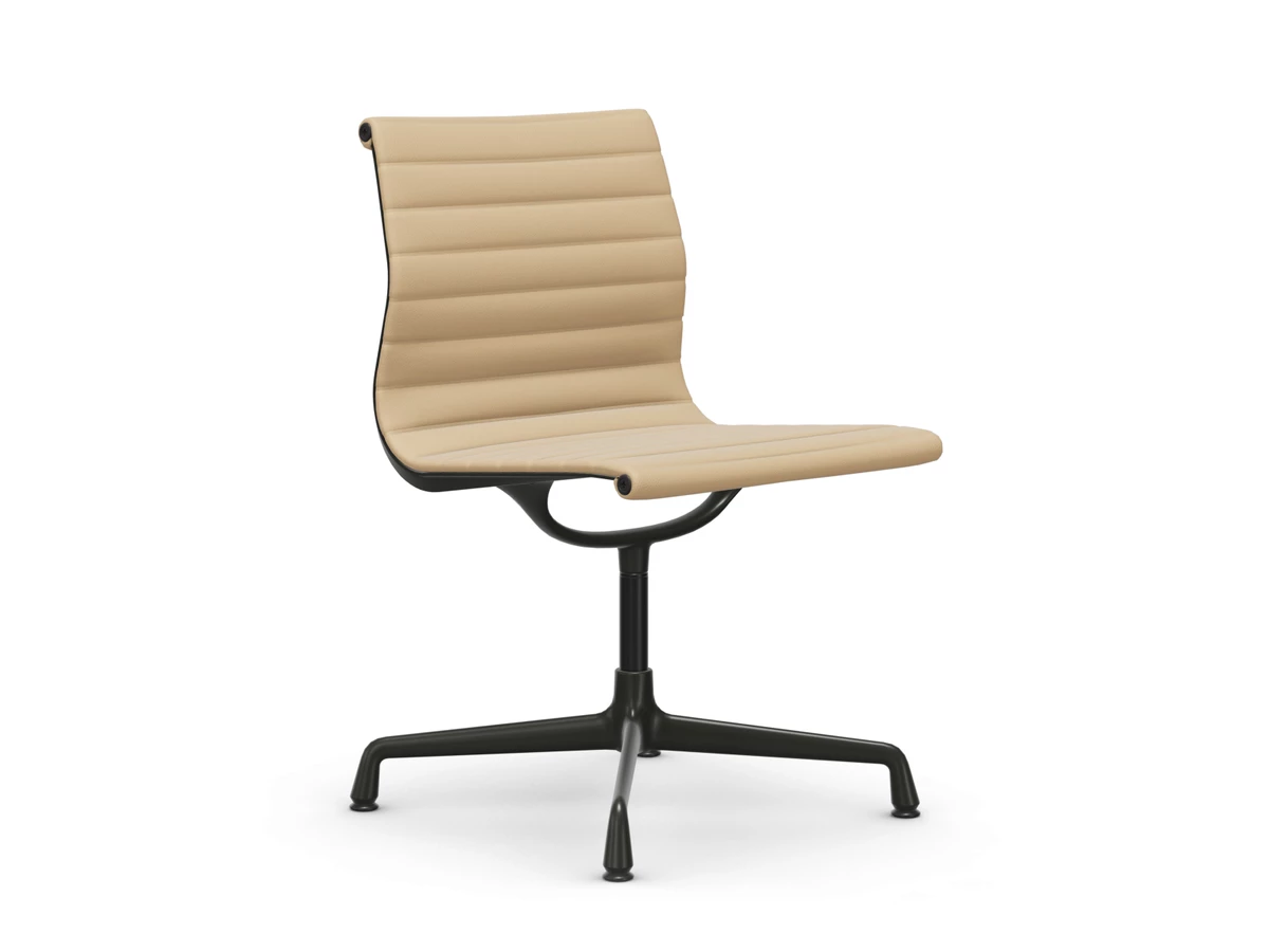Vitra Eames EA 101 Aluminium Chair - Leather