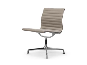 Vitra Eames EA 105 Aluminium Chair - Leather