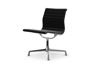 Vitra Eames EA 105 Aluminium Chair - Leather