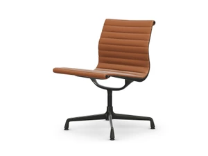 Vitra Eames EA 105 Aluminium Chair - Leather