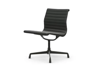 Vitra Eames EA 105 Aluminium Chair - Leather