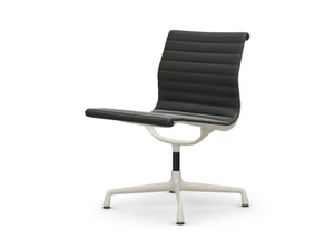 Vitra Eames EA 105 Aluminium Chair - Leather