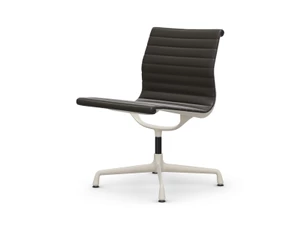 Vitra Eames EA 105 Aluminium Chair - Leather
