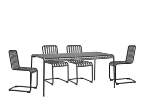 HAY Palissade Cantilever Outdoor Dining Set