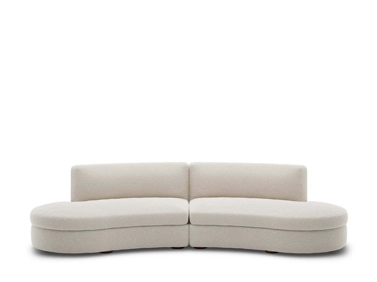 New Works Coda Modular Curved Sofa - Configuration 7