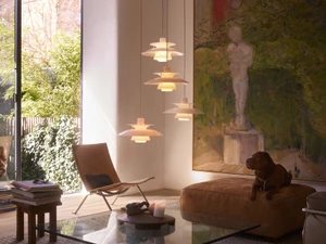 Louis Poulsen PH 5 320 Opal Pendant Light