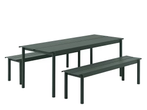 Muuto Linear Steel Outdoor Dining Set - Ex-Display