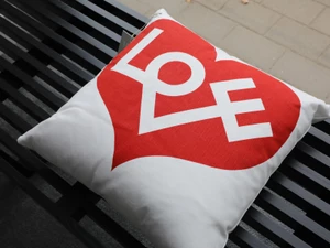 Vitra Graphic Print Pillows - Love Heart - Ex-Display