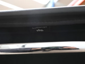 Vitra Eames EA 105 Aluminium Chair - Leather - Ex-Display