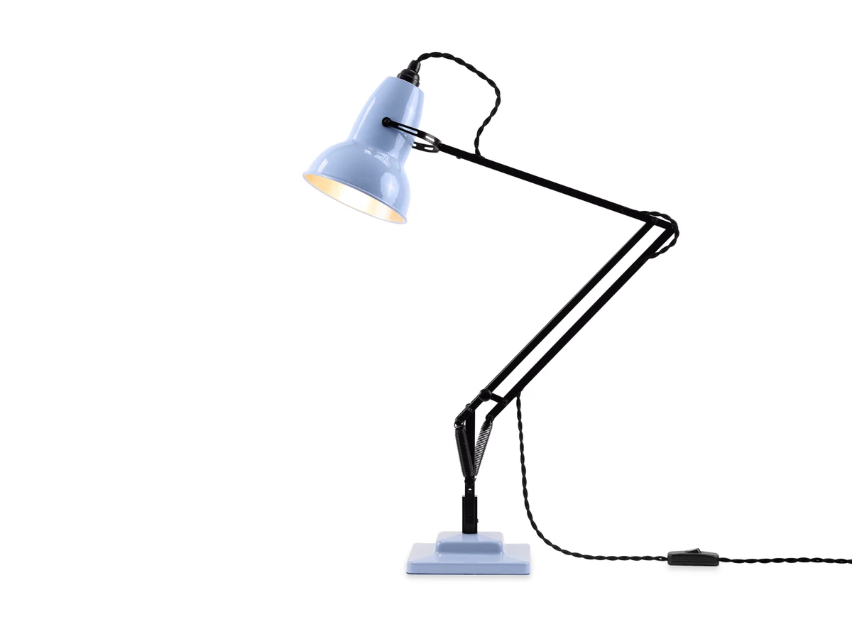 Anglepoise Original 1227 Desk Lamp - Opal Blue + Black