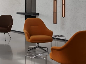 &Tradition HW139 Rely Lounge Chair - Swivel Base