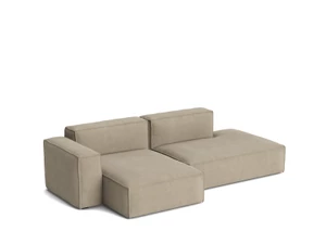 HAY Mags Soft Low 2.5 Seater Sofa with Removable Cover - Combination 3 Left