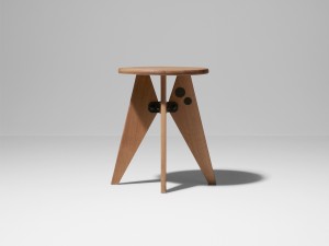 Prouvé RAW Special Edition Tabouret Solvay Low Stool
