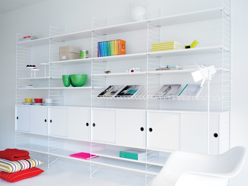 Buy the String Shelf System White & White at Nest.co.uk