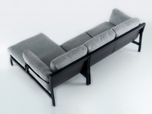 Cassina Eloro Sofa with Left Hand Chaise Longue