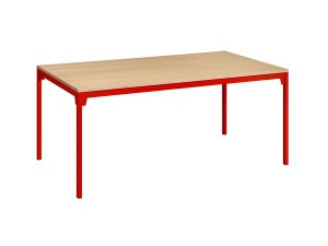 E15 FK07 Frankfurt Table Oak and Red
