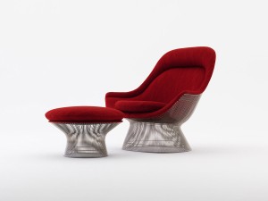 Knoll Platner Easy Chair And Ottoman