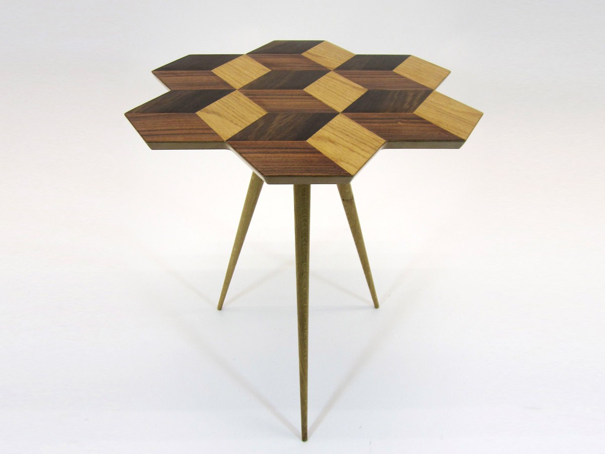ROCKMAN & ROCKMAN CUBE 7 WOOD Side Table