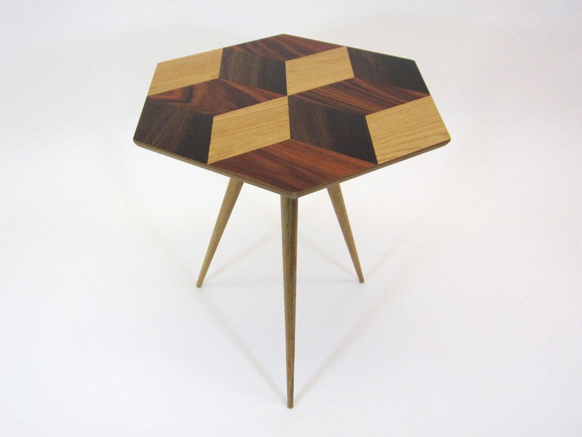 ROCKMAN & ROCKMAN CUBE 6 WOOD Side Table