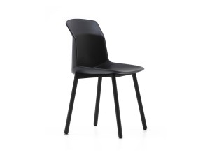 Cassina 384 Motek Chair with Leather Shell