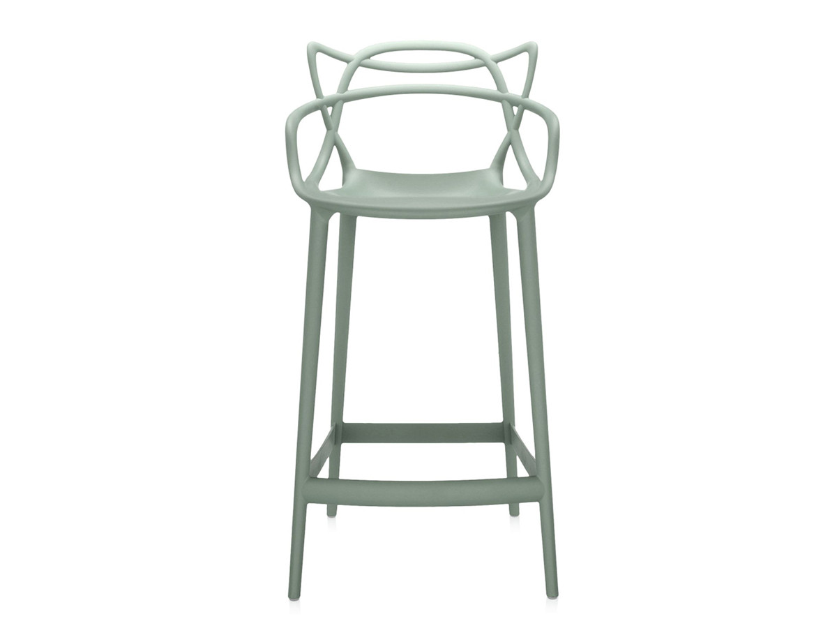 Buy the Kartell Masters Bar Stool Sage Green at Nest.co.uk