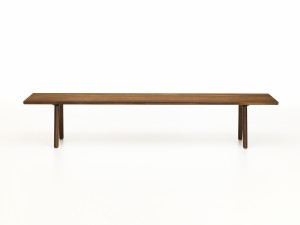 Vitra Wood Bench Smoked Oak