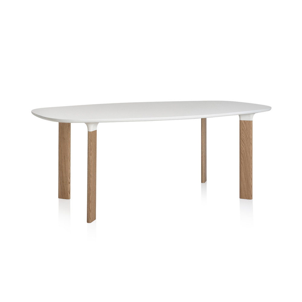 Buy the Fritz Hansen Analog Dining Table White Laminate at nest.co.uk