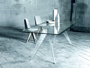 Glas Italia Alister Rectangular Table Transparent