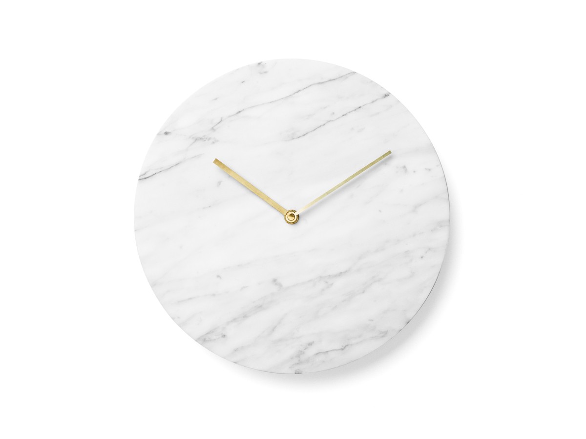 Buy the Menu Marble Wall Clock at Nest.co.uk