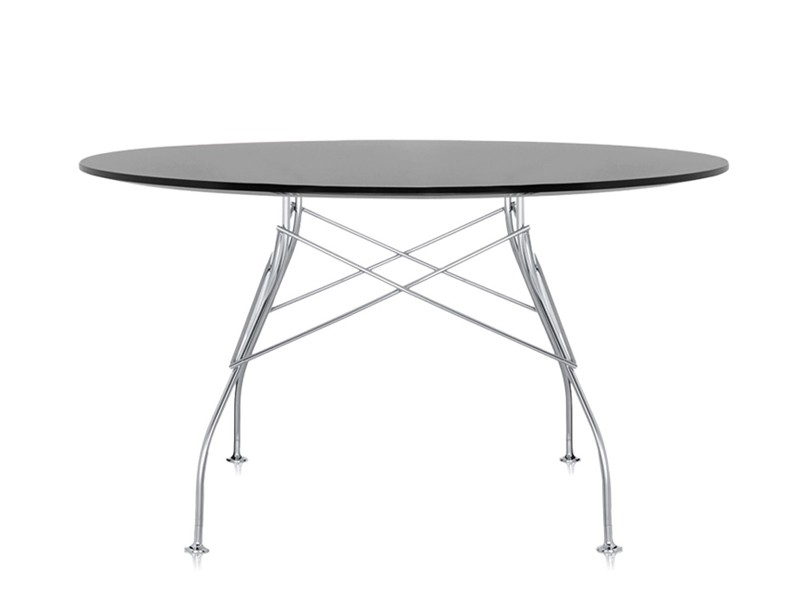 Buy the Kartell Glossy Round Dining Table at nest.co.uk