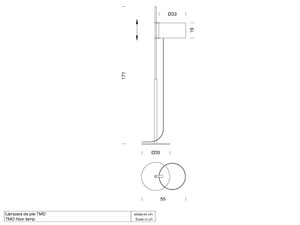 Santa & Cole TMD Floor Lamp