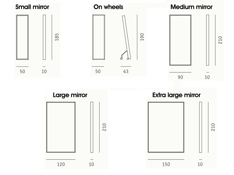 Buy the Kristalia Extra Large Mirrors at Nest.co.uk