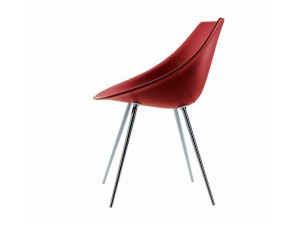 Driade Lago Leather Dining Chair