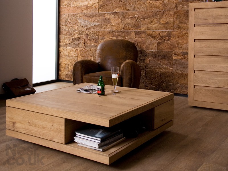 Buy the Ethnicraft Flat Coffee Table at nest.co.uk
