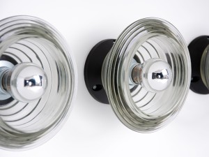 Tom Dixon Pressed Glass Bowl Wall Light