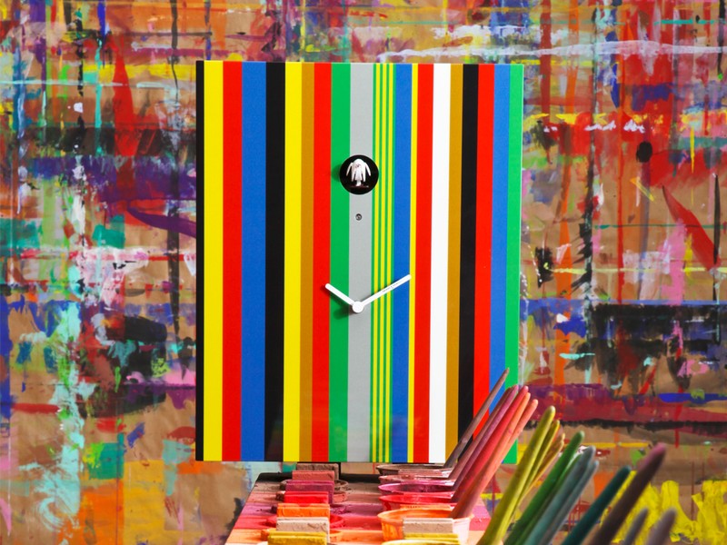 Buy The Diamantini Domeniconi Arcoiris Cuckoo Clock At Nest co uk