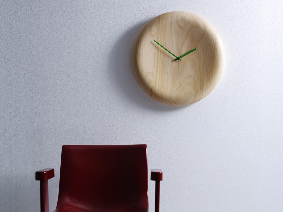 Buy the Diamantini & Domeniconi Wood Pill Wall Clock at nest.co.uk