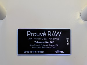 Prouvé RAW Special Edition Tabouret No.307 Stool