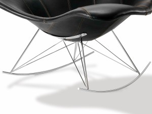 Fredericia Stingray Rocking Chair Fully Upholstered