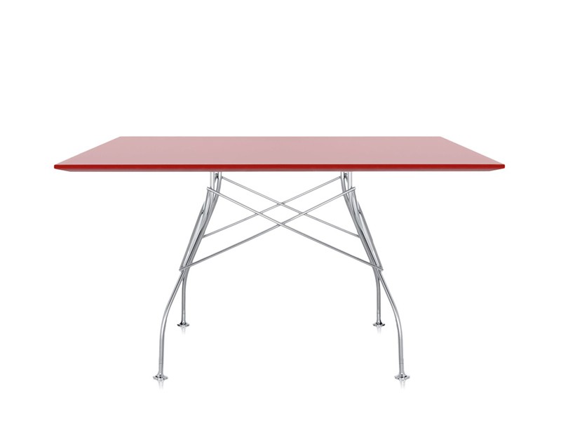 Kartell Glossy Square Dining Table