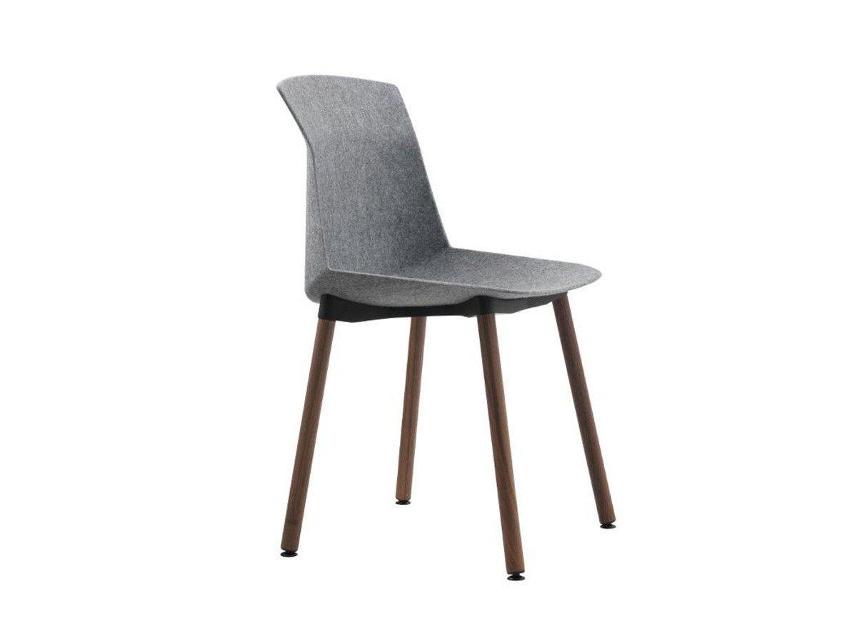 Cassina 383 Motek Chair with Felt Shell