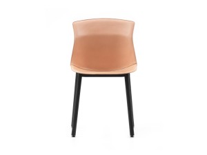 Cassina 384 Motek Chair with Leather Shell