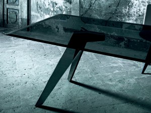 Glas Italia Alister Rectangular Table Smoke